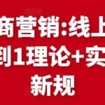 跨境电商营销:线上搜索营销从0到1理论+实操讲解，从0到1