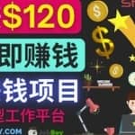 通过新小型工作网站推广CPA项目每单10美元每天赚120美元