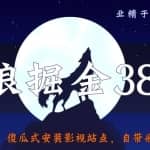 侠狼掘金38招第31招傻瓜式安装影视站点，自带采集更新功能