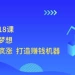 开店赚钱黄金18课，轻松实现开店梦想，让你门店业绩疯涨打造赚钱机器
