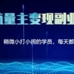 微信公众号流量主矩阵变现副业项目2.0，新手零粉丝也可月入3000-5000