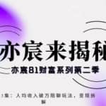 亦宸财富81系列第2季第13集：人均破万陪聊玩法保姆式大揭秘