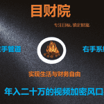《目财36变》第九变：年入二十万的视频加密风口躺赚项目