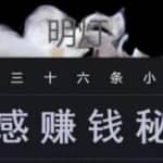 明灯副业三十六条小妙招之第31招情感赚钱秘籍