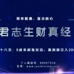 君志生财真经第十八关：0成本闲鱼玩法，高利润日入2000+