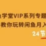 闲鱼学堂VIP系列专题课：手把手教你玩转闲鱼月入过万