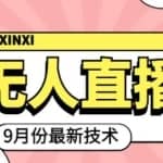 九月最新无人直播技术，0基础新手小白也能轻松玩转无人直播