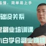 张磊21堂副业培训课：让小白学会副业赚钱，一套拿走就能用的副业赚钱指南