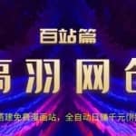 高羽网创百站篇第12讲：搭建免费漫画站，全自动日入过千(灰)