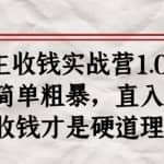 《群主收钱实战营1.0》——简单粗暴，直入主题，收钱才是硬道理！
