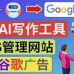 通过AIWriiter快速获得原创性高的内容，搭建wordpress英文网站投放Adsense广告赚钱