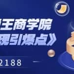 2022通王商学院《视频号变现引爆点》价值2188