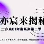 亦宸财富81系列第1季第12集：前有老照片，后有老光盘，怀旧的生意一本万利