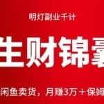 明灯副业千计—《生财锦囊》第三十五计：闲鱼卖货，月赚3万＋保姆级教程（上）