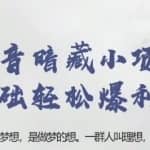 忠余网赚32计第二十二计：抖音暗藏小项目零基础轻松暴利赚钱