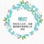 明灯副业三十六条小妙招之第24招轻松月入过万，迅速盈利操作简单易上手项目