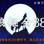 侠狼掘金38招第7招：新版网易云300首打卡，傻瓜式全自动挂机玩法