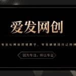 《爱发必学第24课》博客论坛网站搭建教学，零基础建设自己的网站