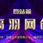 高羽网创百站篇第19讲：搭建业务套图集合站，赚挣钱人的钱