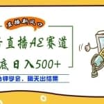 外面收费888的抖音AE无人直播项目，号称日入500+，十分钟学会，隔天出结果
