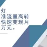 明灯副业三十六条小妙招之第20招精准流量高转化月入过万