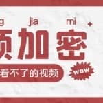 视频加密赚钱项目：加密视频的某一段或全部，付费才能观看【脚本+教程】