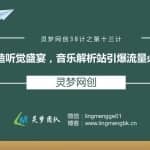 灵梦网创38计之第十三计：打造听觉盛宴，音乐解析站引爆流量必选项
