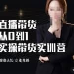 七玥·七天零基础带货教学，直播带货从0到1实操带货实训营