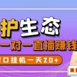 最新版保护生态一对一聊天全自动挂机，单窗一天20+支持950+平台[教程+脚本]