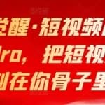 壁垒觉醒·短视频原力赋能课Pro，把短视频能力基因刻在你骨子里的课