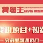 黄岛主小说变现副业项目：老项目新玩法，视频被动引流躺赚模式