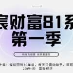 亦宸财富81系列第1季第10集：穿梭回到20年前，每天只需动动手便可年入20w+的蓝海经济