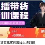 直播带货实训营：话术技巧+销售技巧+底层数据逻辑快速开启直播带货之路
