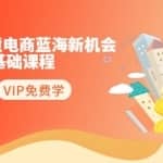 2020跨境电商蓝海新机会-shopee基础课程系列：手把手带你新店全流程