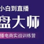 抖音直播电商实战训练营：4天从小白到直播操盘大师，单场直播破百万
