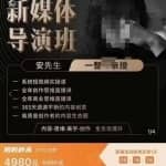 亲爱的安先生新媒体导演班：九大板块短视频创作课，内容-思维-美学-创作，全方位提升