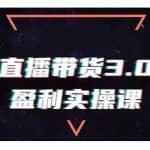 锡恩直播带货3.0盈利实操课：助你做好直播带货，让你真正实现躺赚