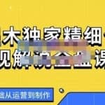 醒木独家精细化影视解说全盘课程，零基础从运营到制作