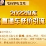 茂隆2022直通车低价引流玩法，教大家如何低投入高回报的直通车玩法
