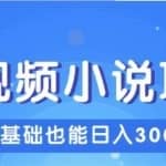 柚子团队内部课程：短视频小说项目，0基础日入300+