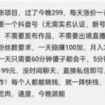 摸鱼思维·抖音短视频新项目，一天稳赚100+