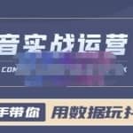 一洋星哥·用数据玩抖音实战篇，抖音实战运营，星哥带你用数据玩赚抖音