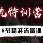 卓凡引流特训营1期:全网精准引流布局，免费引流秘籍，让你流量倍增