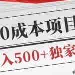 抖音短视频变现套路剖析，独家揭秘0成本赚钱项目玩法，日入500+