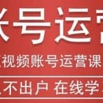 短视频账号运营课程：从话术到短视频运营再到直播带货全流程，新人快速入门