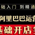 阿里巴巴1688运营推广教程新手开店诚信通装修培训视频