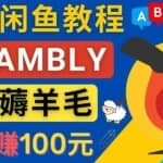 闲鱼赚钱小技巧，每单净赚10元，日赚100元-出售Cambly注册教程