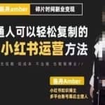 陈舟·小红书训练营（第十期），普通人可以轻松复制的小红书运营方法