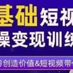 薛辉·0基础短视频实操变现训练营，3大体系成就百万大V